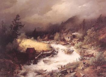 Herman Herzog : The Old Water Mill